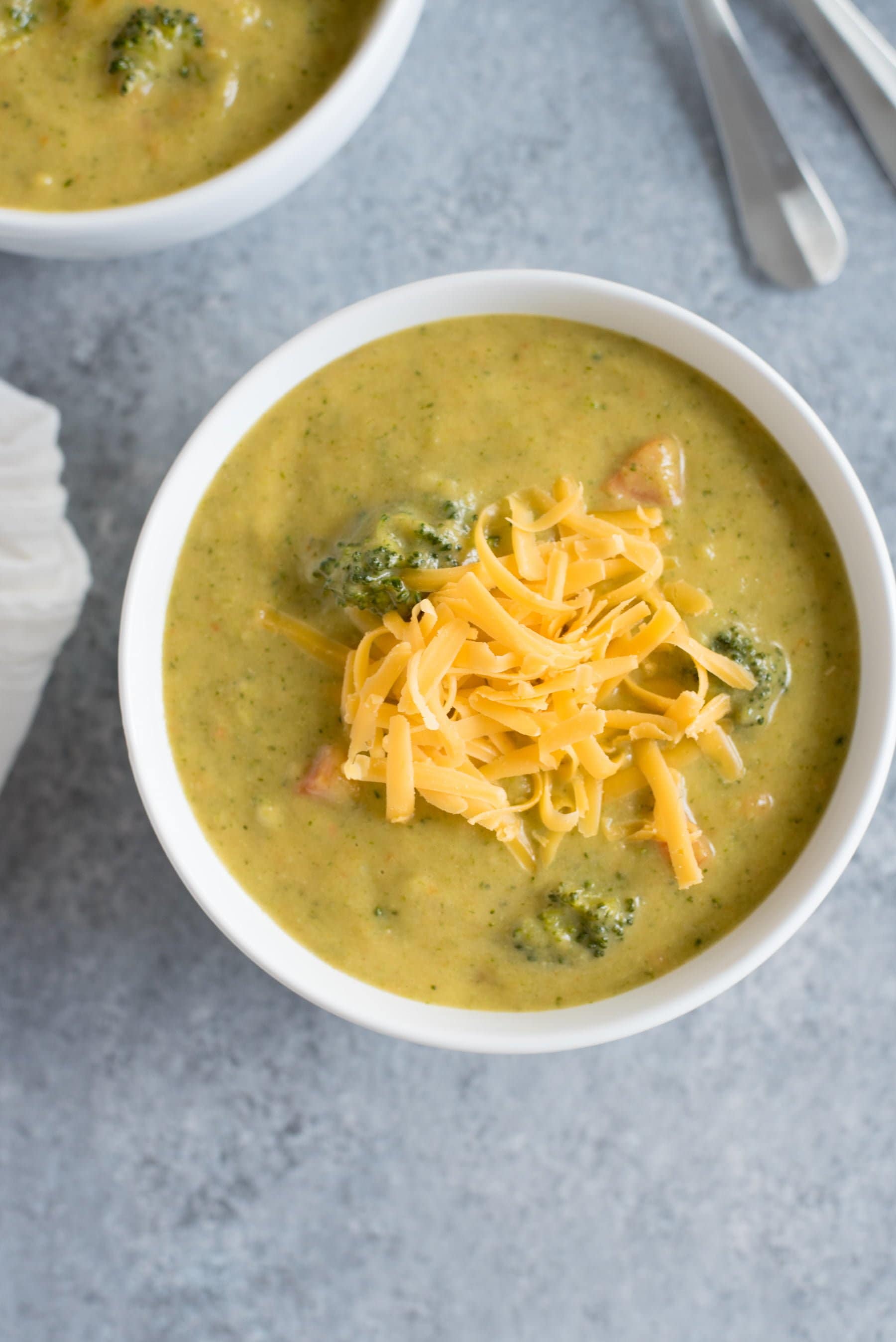 Broccoli Cheddar and Potato Soup