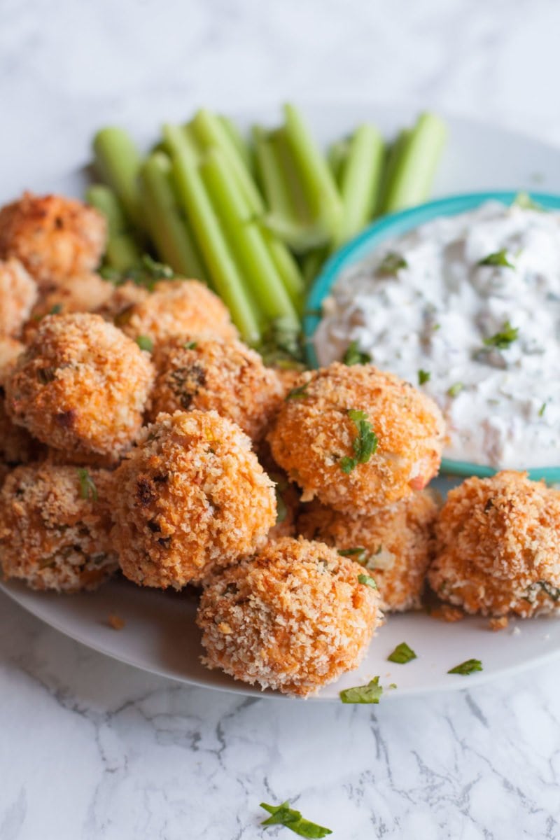 Baked Buffalo Chicken Bites