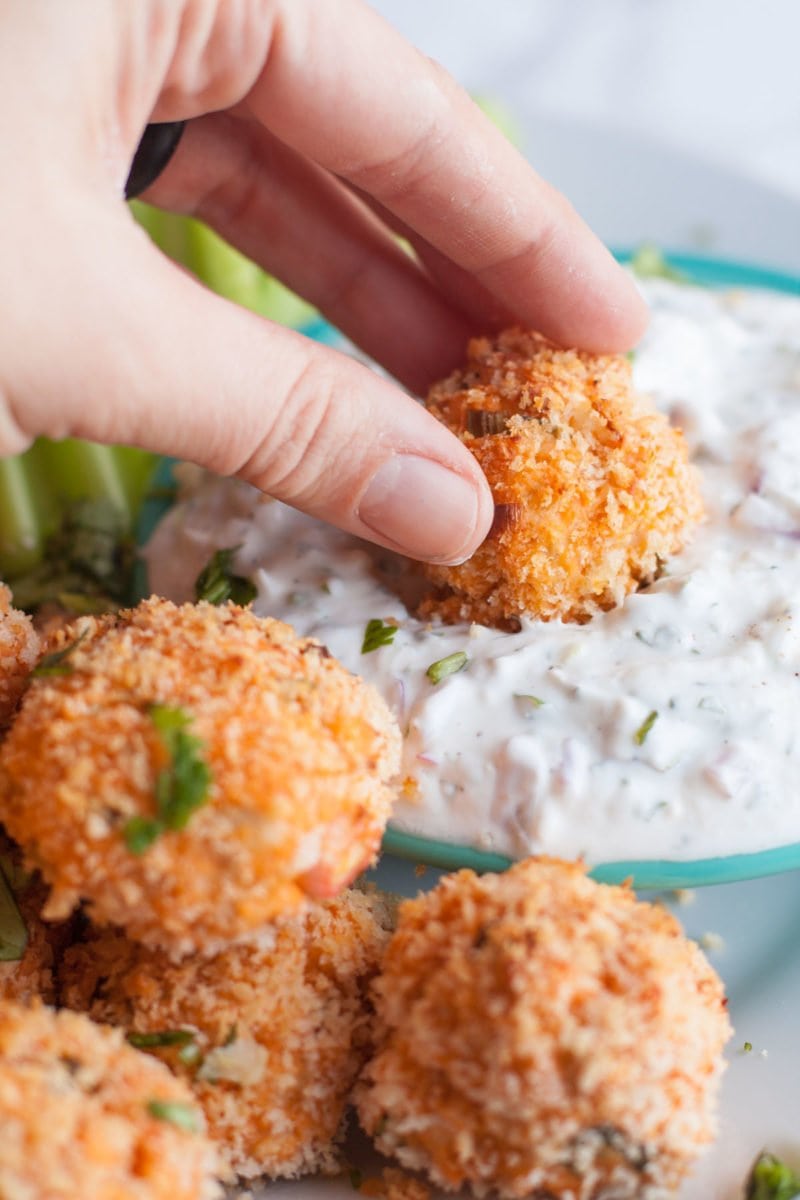 Baked Buffalo Chicken Bites