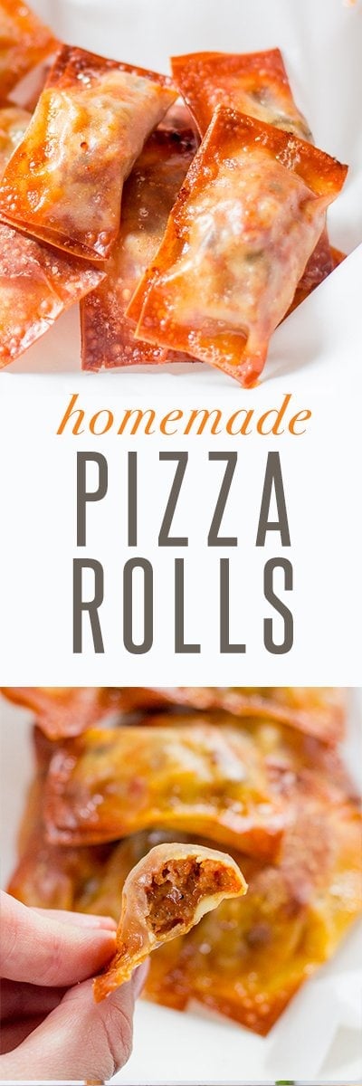 Baked Homemade Pizza Rolls
