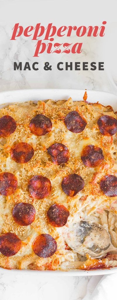 Pepperoni Pizza Mac and Cheese