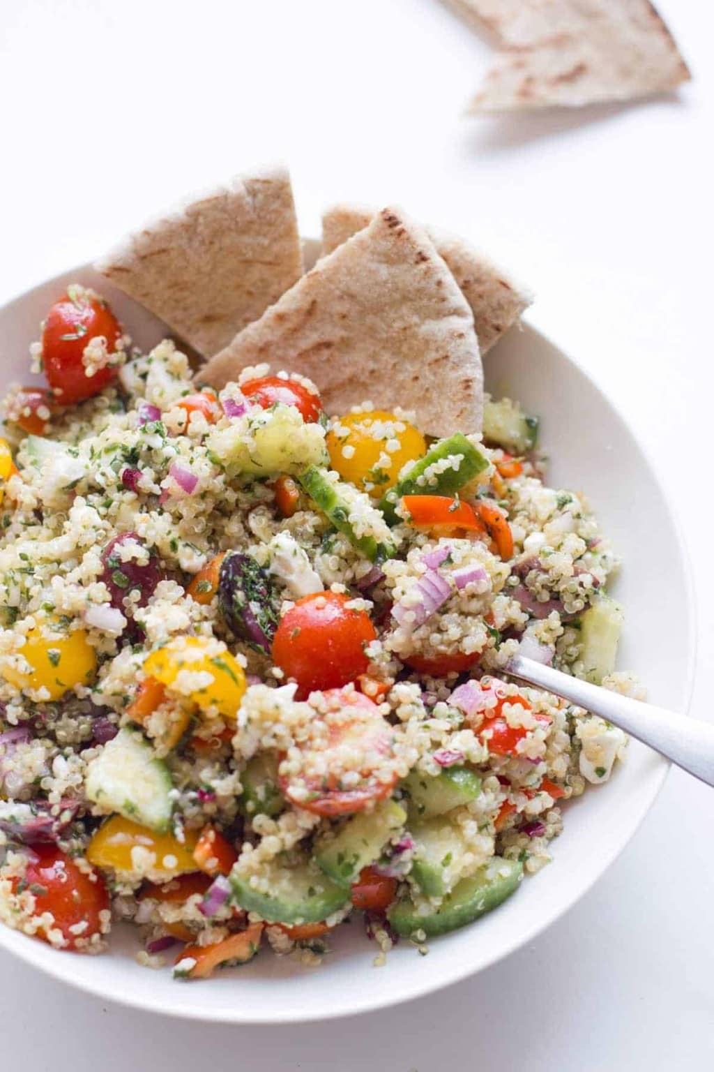 Greek Quinoa Salad Wholefully