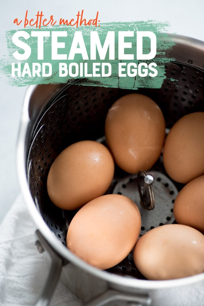 Easy-to-Peel Hard Boiled Eggs - Steamed