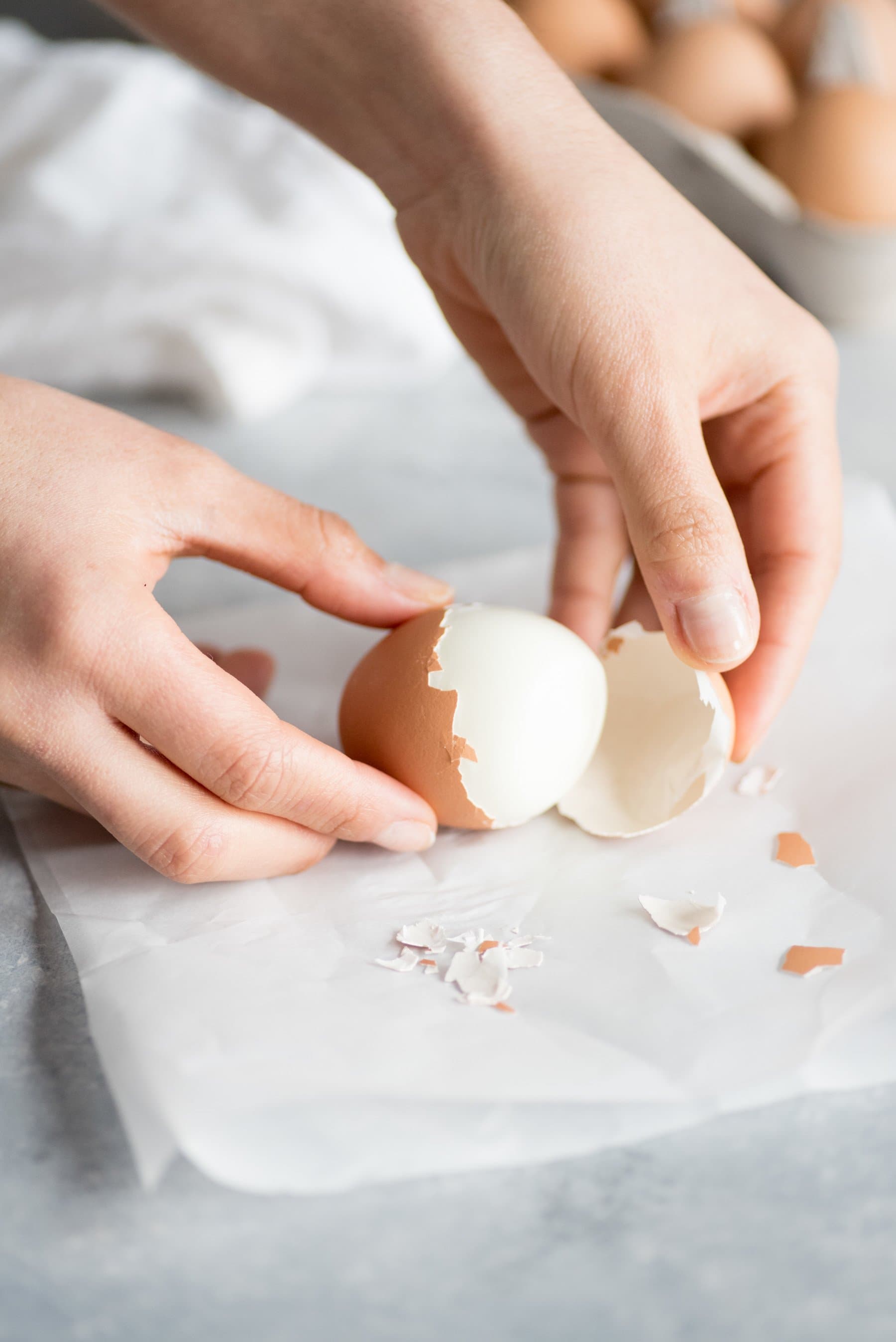 Hard Boiled Eggs Easy Peeling 