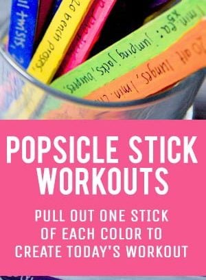 Popsicle Stick Workouts