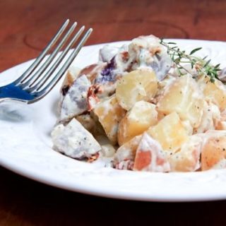 Potato Salad with Sundried Tomatoes and Bacon