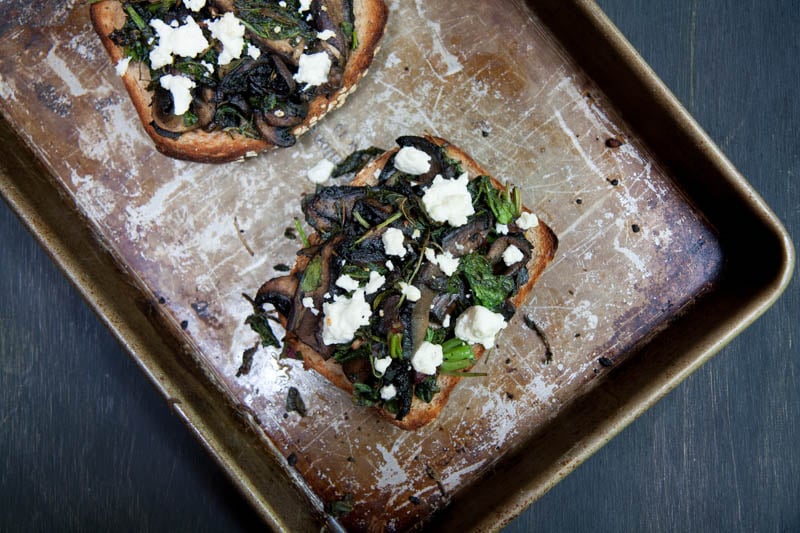 veggie toasts