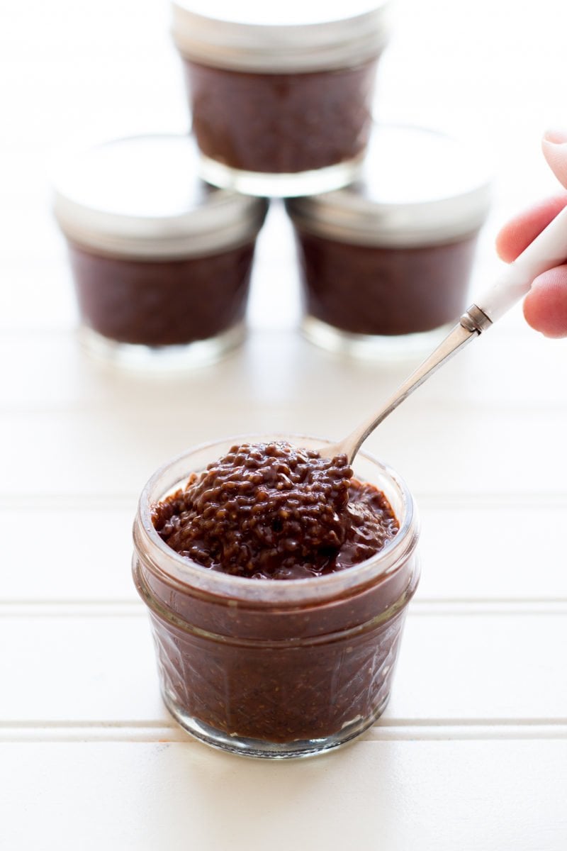 Chocolate Chia Pudding Cups