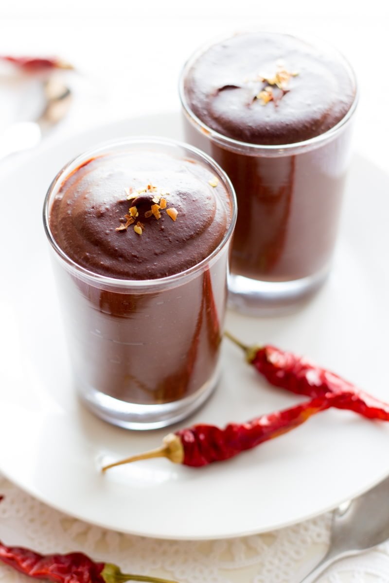 Vegan Chili Dark Chocolate Pudding