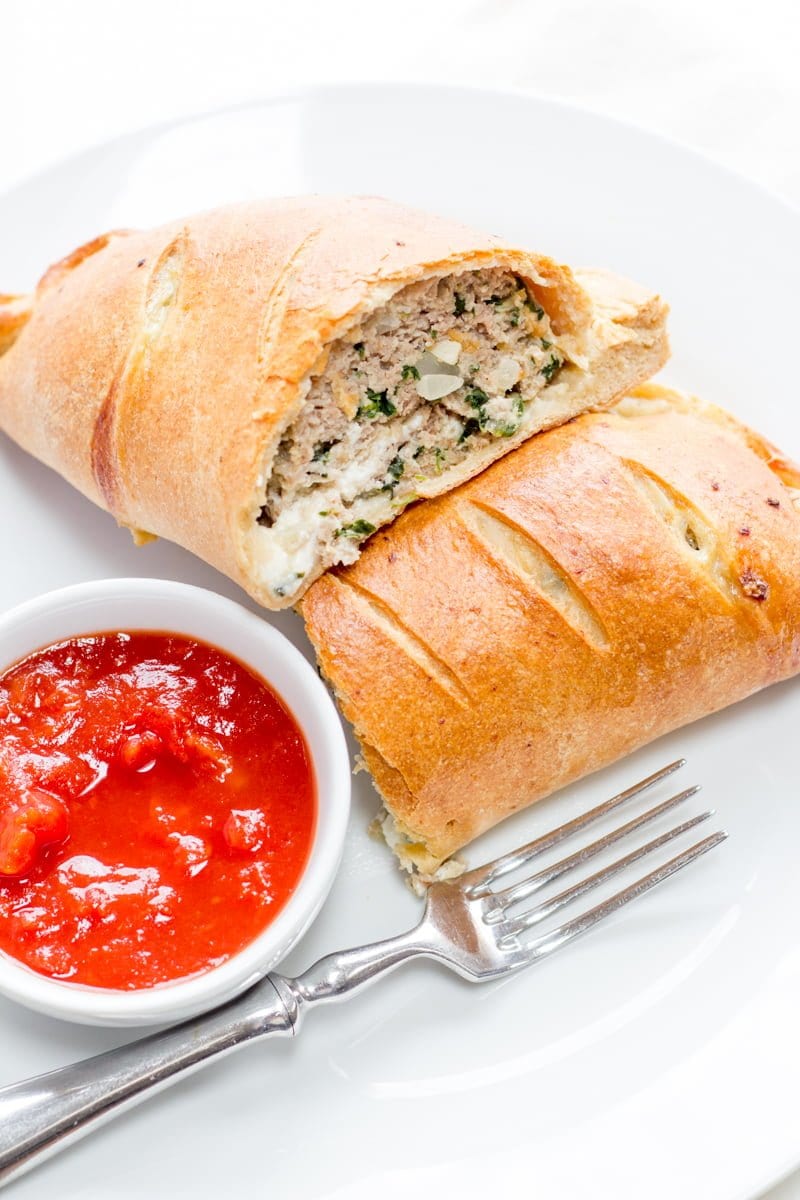 Turkey Florentine Calzones