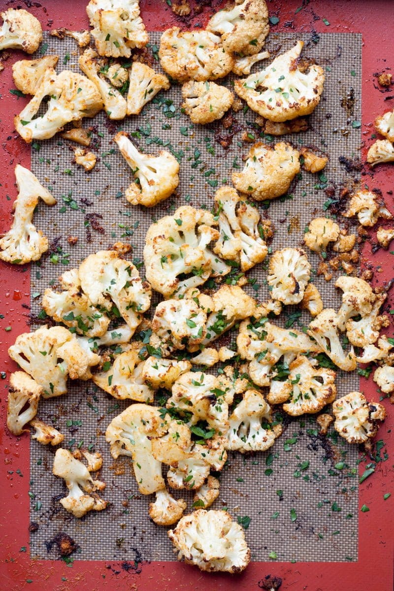 Parmesan Roasted Cauliflower