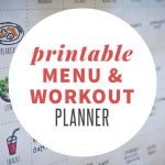 Printable Menu and Workout Planner