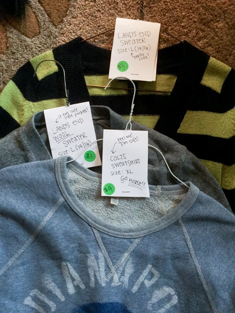 How to Put Price Tags on Clothes