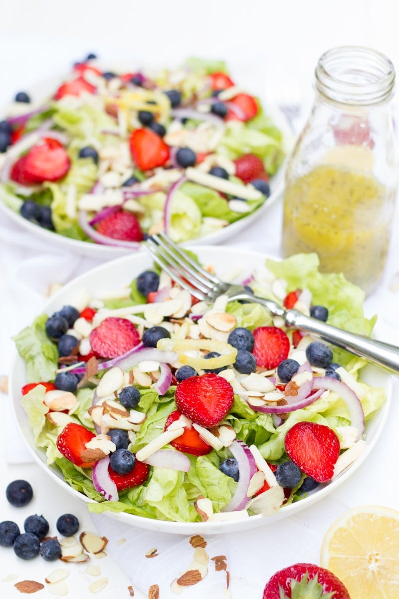 Summer Berry Salad with Lemon-Poppyseed Vinaigrette