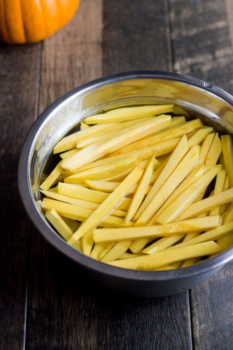 Baked Parmesan Pumpkin Fries