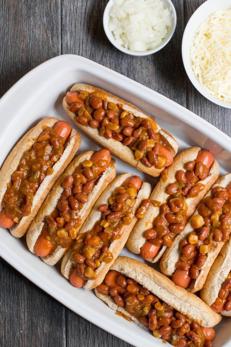 Oven Baked Chili Dogs