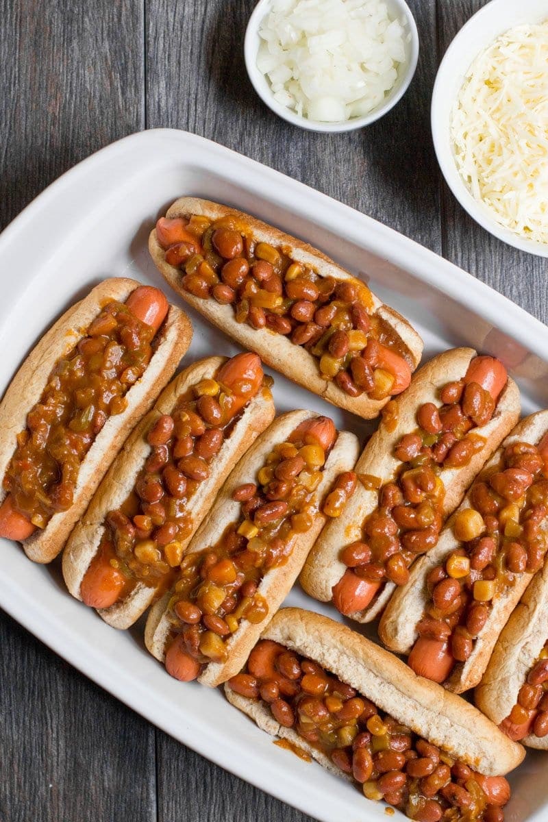 Oven Baked Chili Cheese Dogs