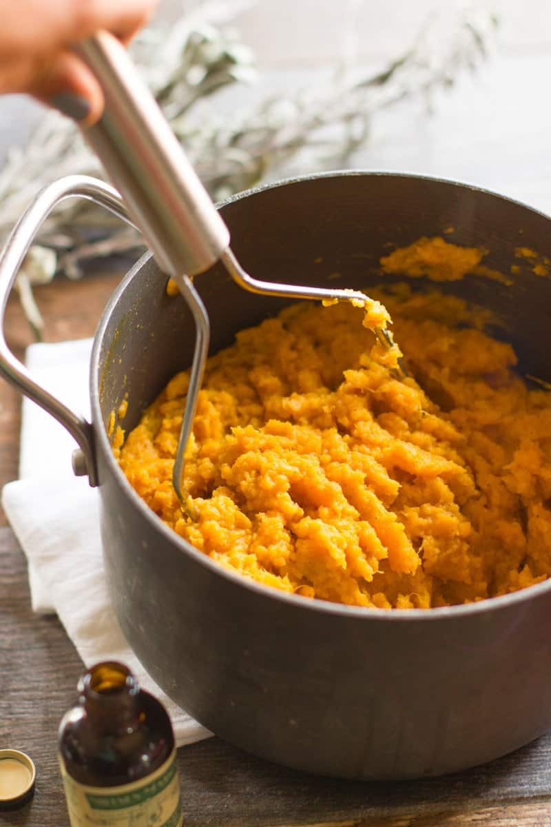 Mashed Sweet Potatoes with Brown Butter