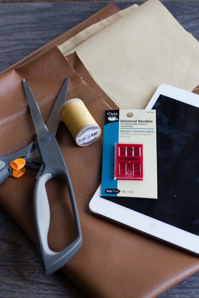 Simple DIY Leather iPad Case