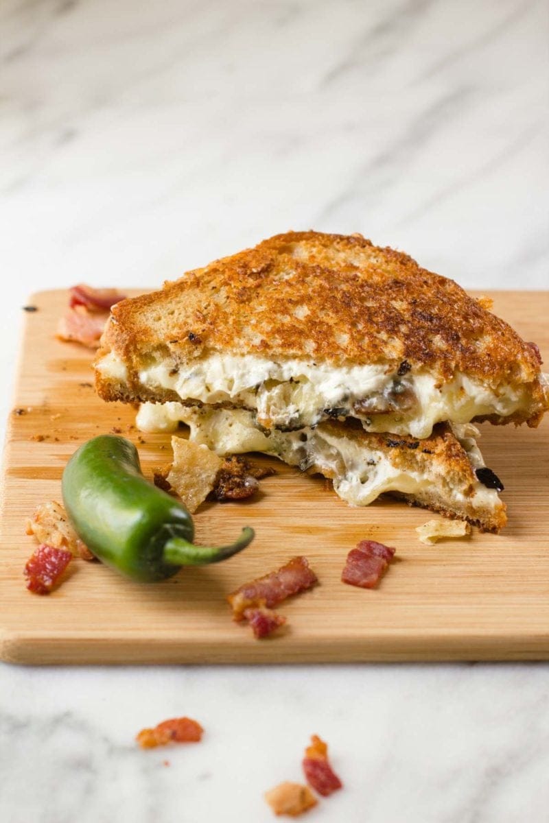 Jalapeño Popper Grilled Cheese