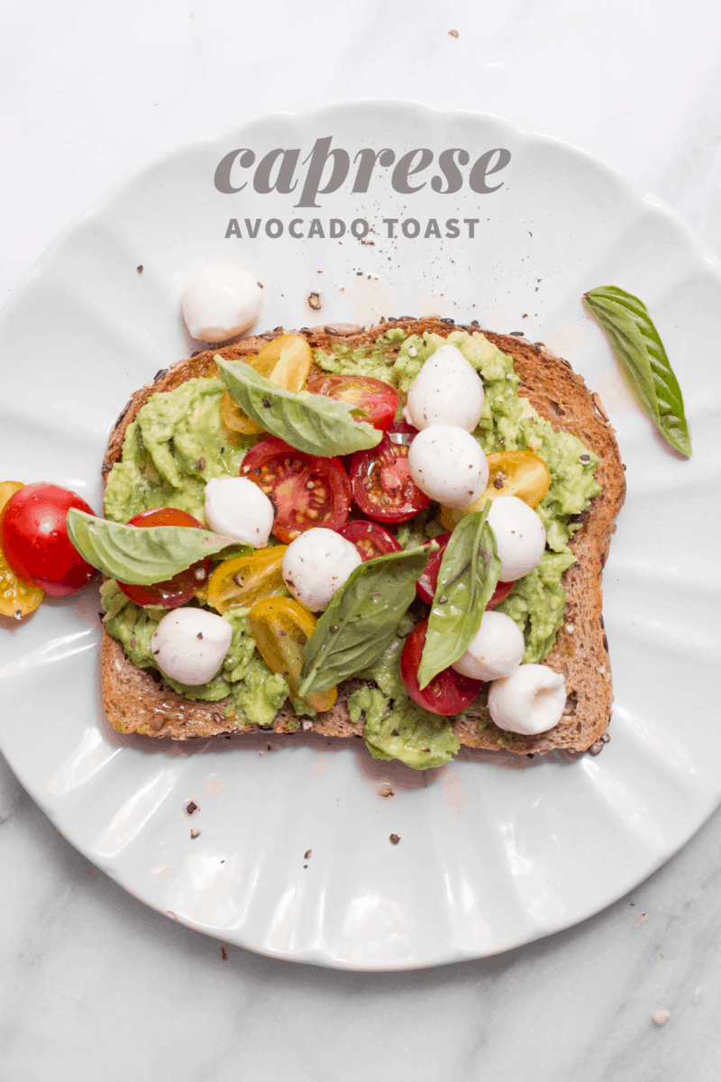 Caprese Avocado Toast