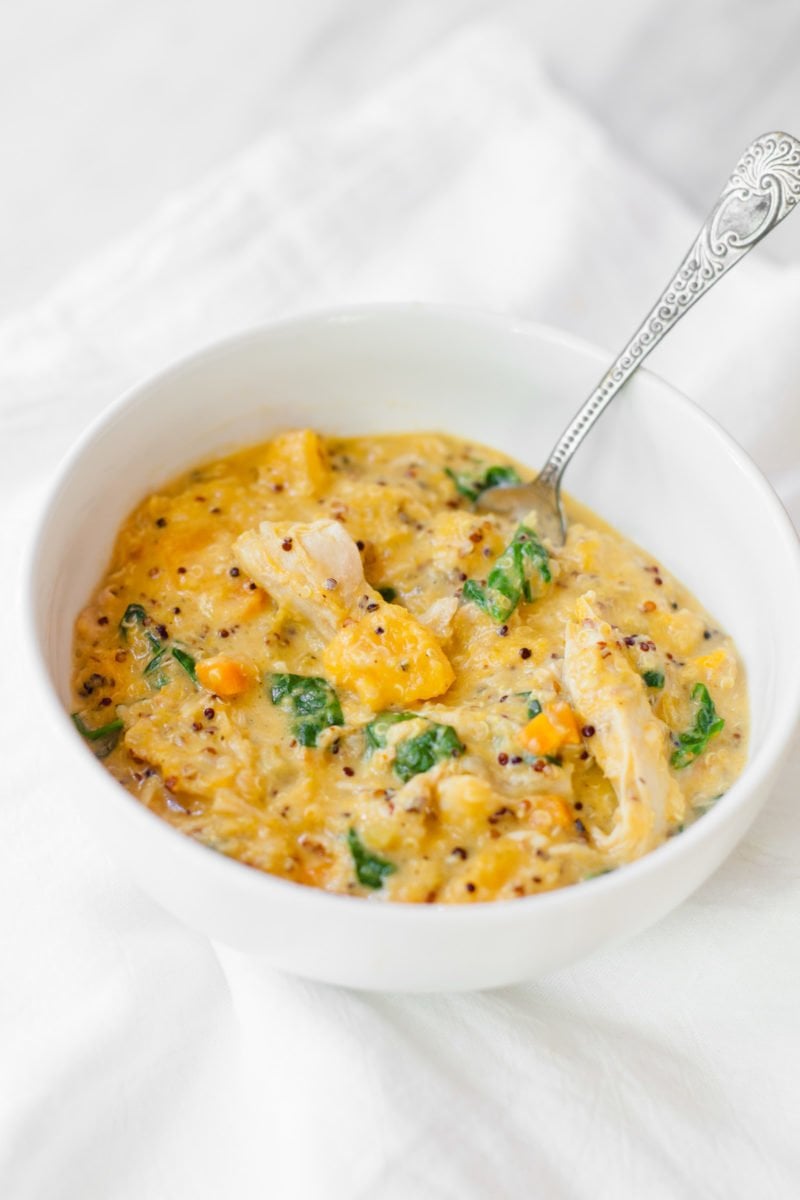 Chicken Quinoa Pumpkin Chowder