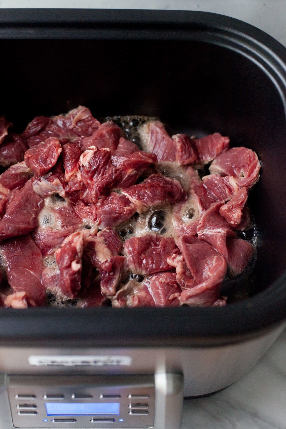 Slow Cooker Beef and Broccoli with Quinoa