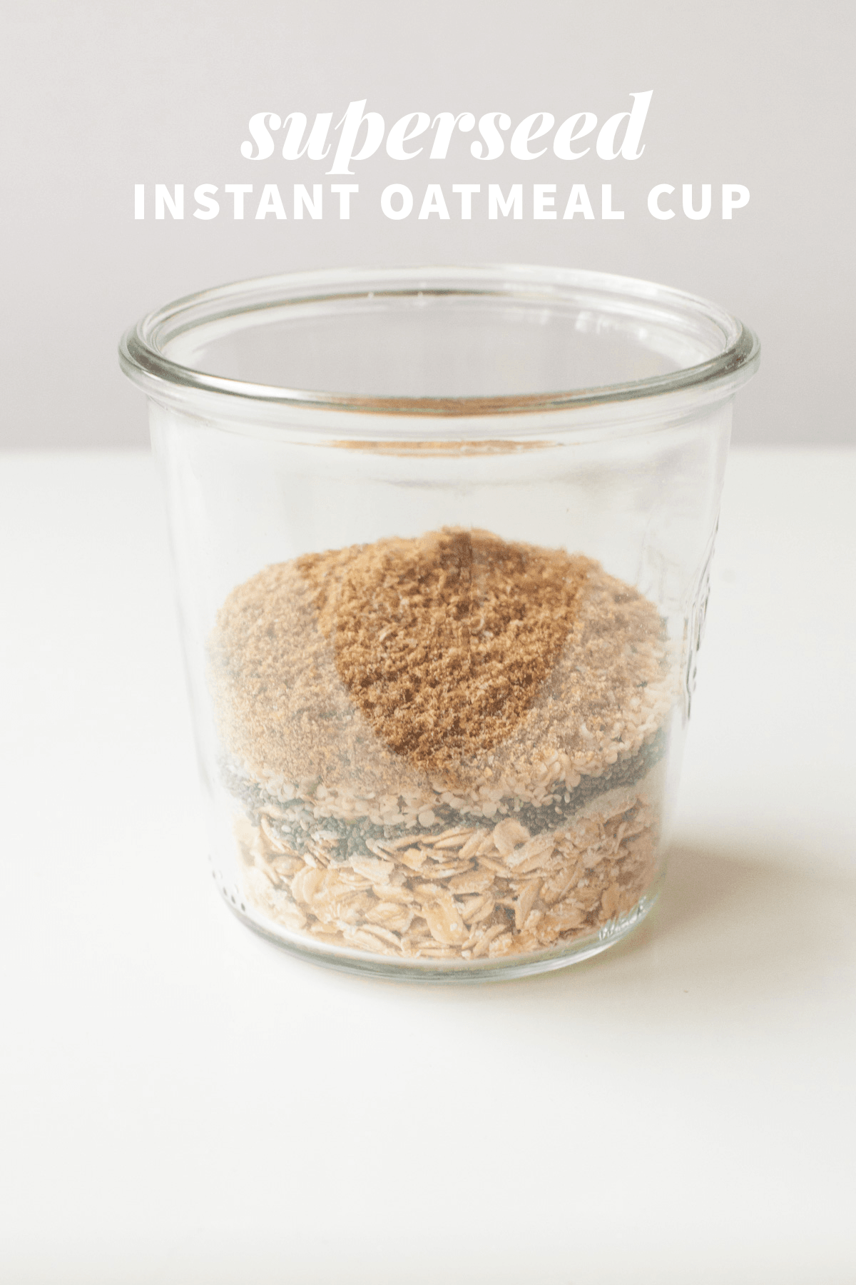Healthy Instant Oatmeal Cups—Superseed