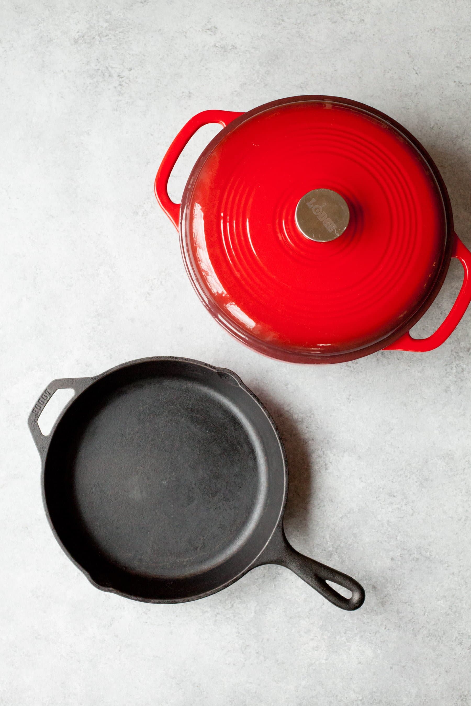 Cast Iron Skillet and Dutch Oven