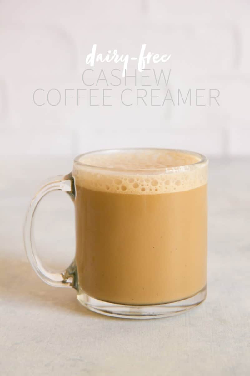 Dairy-Free Cashew Coffee Creamer