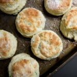 Garlic Scape and Sharp Cheddar Biscuits