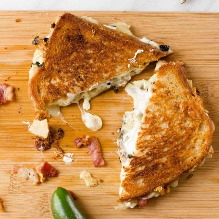 Jalapeño Popper Grilled Cheese