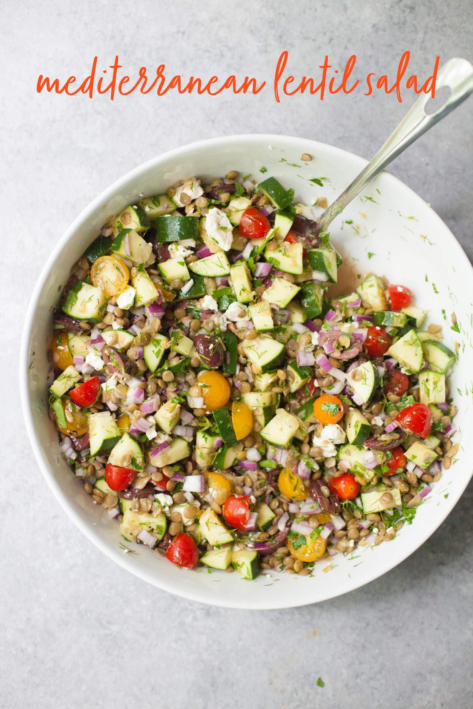 Mediterranean Lentil Salad