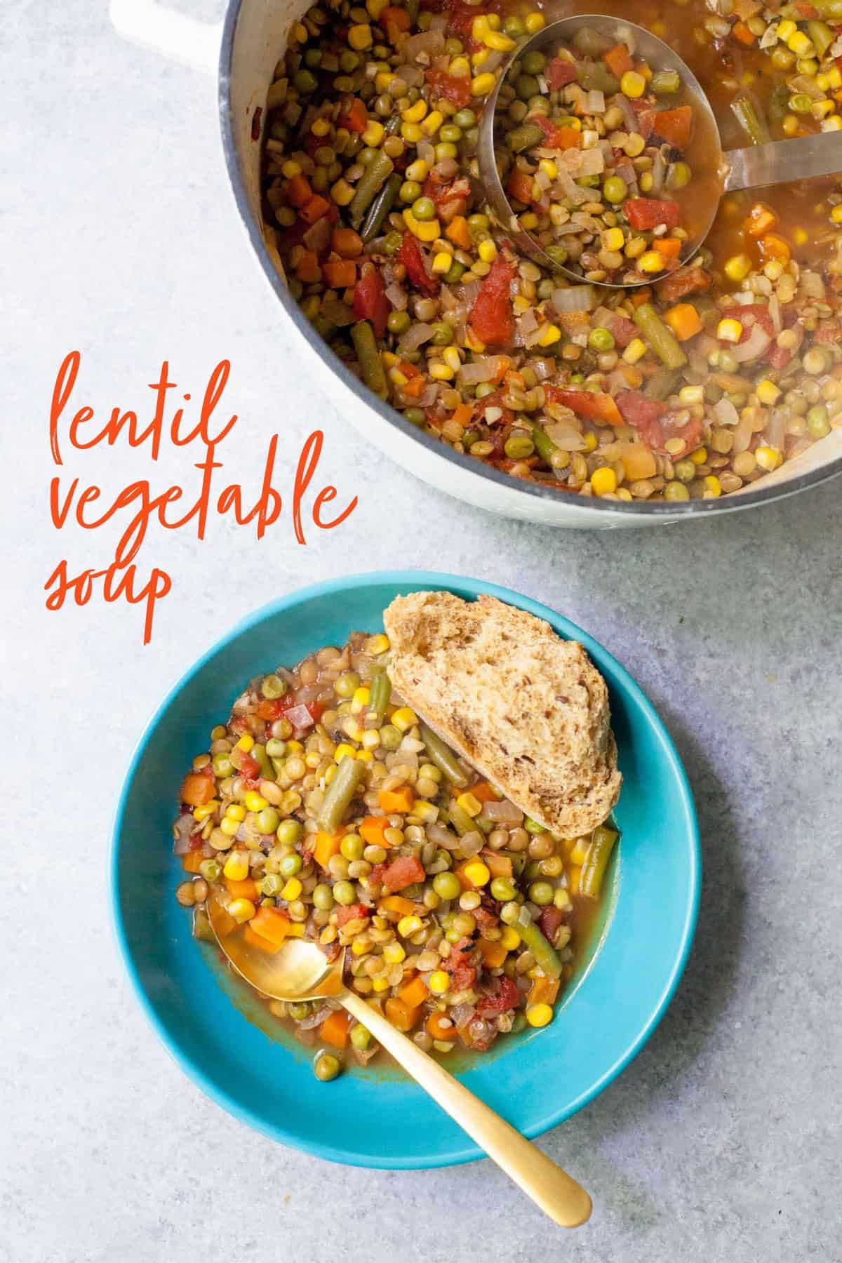 Easy Lentil Vegetable Soup