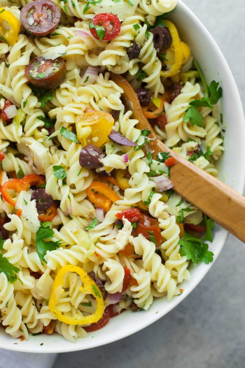 Vegan Antipasto Pasta Salad | Wholefully