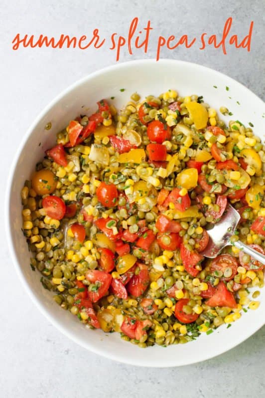 Summer Split Pea Salad Recipe (Vegan) Wholefully