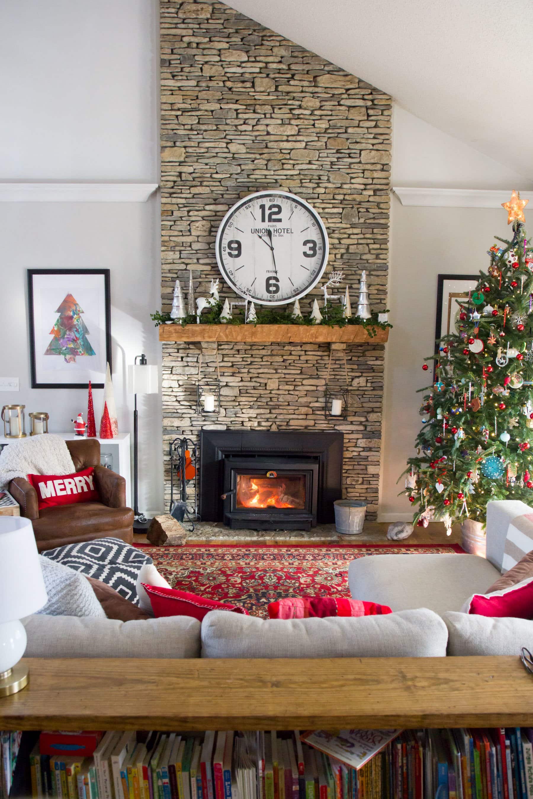 Living Room at Christmas