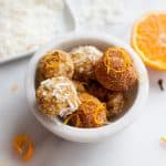 No Bake Clementine and Clove Macaroons