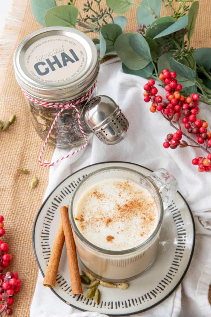 Homemade Chai Tea Recipe and Easy DIY Tea Gift Set | Wholefully