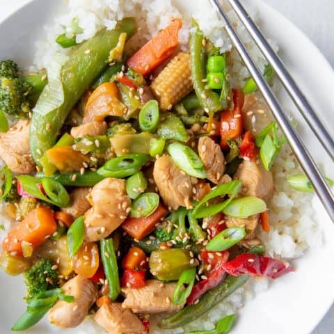 The Best Healthy Chicken Stir Fry Recipe | Weeknight Dinner | Wholefully