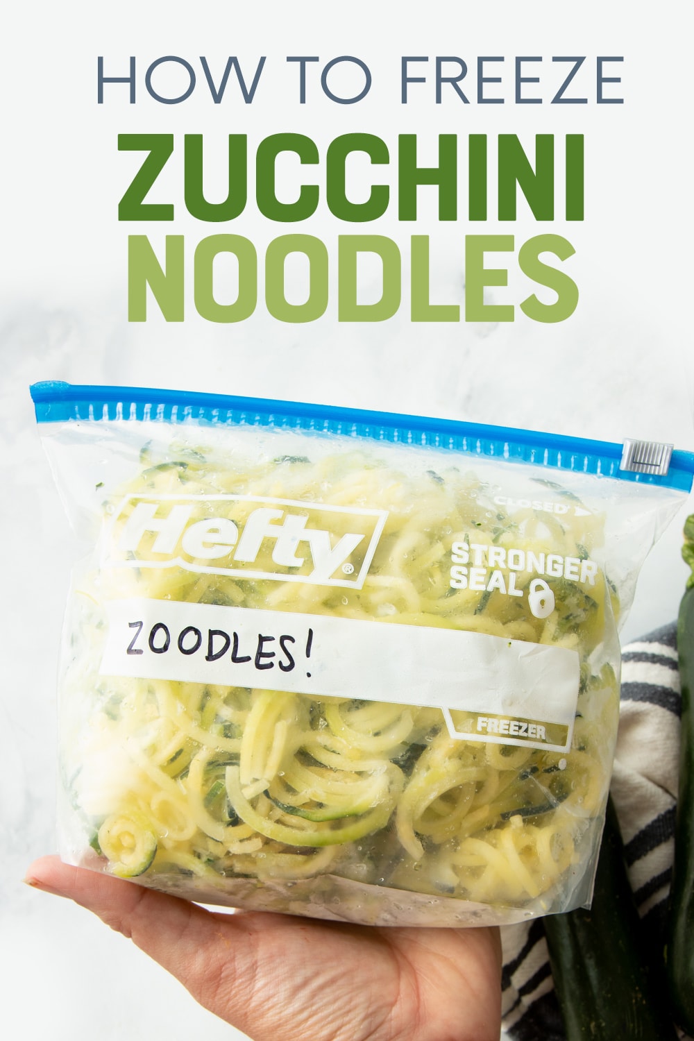 How to Freeze Zucchini (Three Ways!) Wholefully