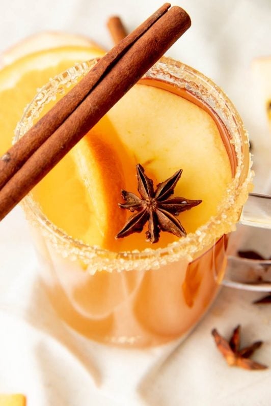 Spiked Apple Cider (Hot or Chilled!) Wholefully