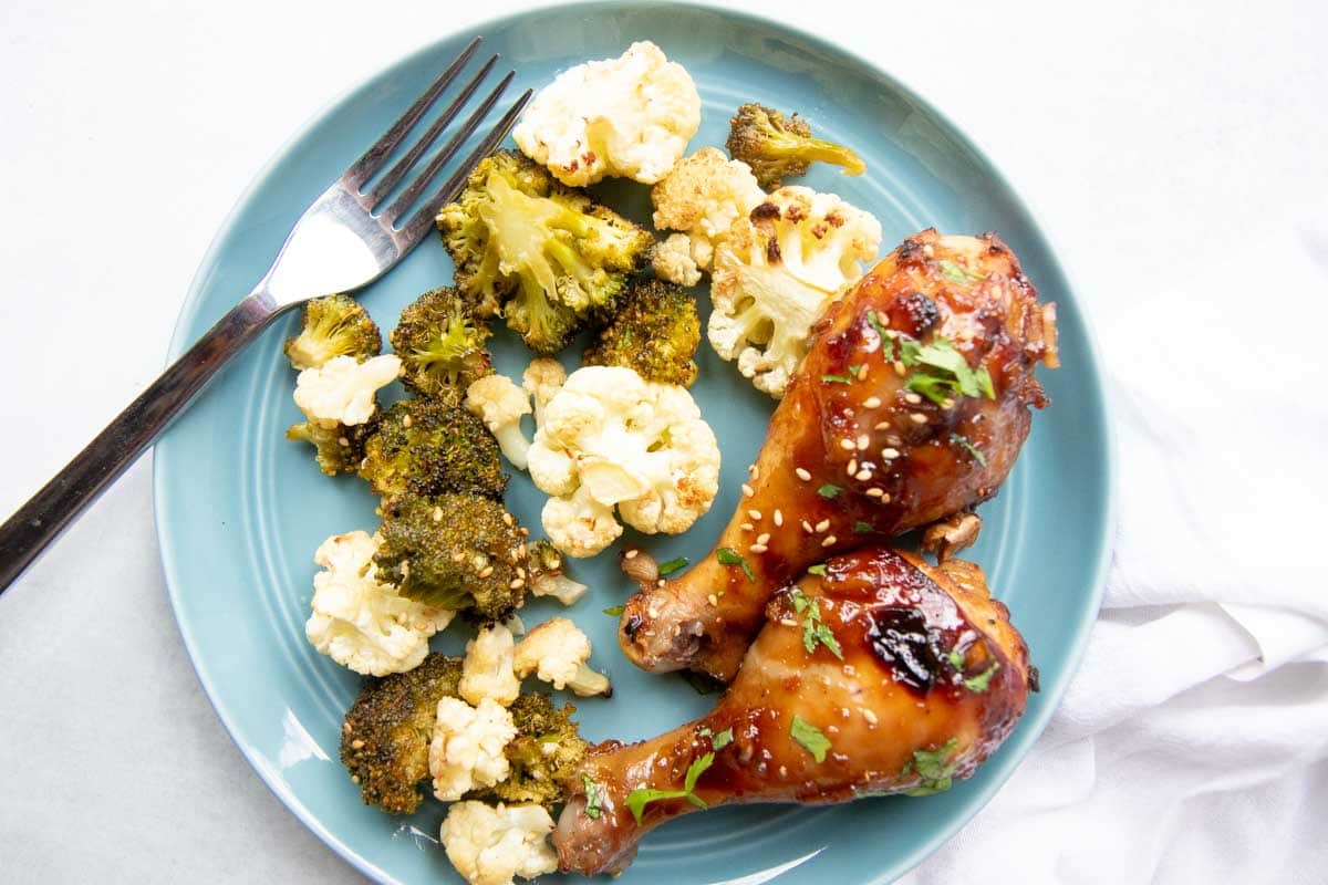 Sheet Pan Chicken Legs and Vegetables