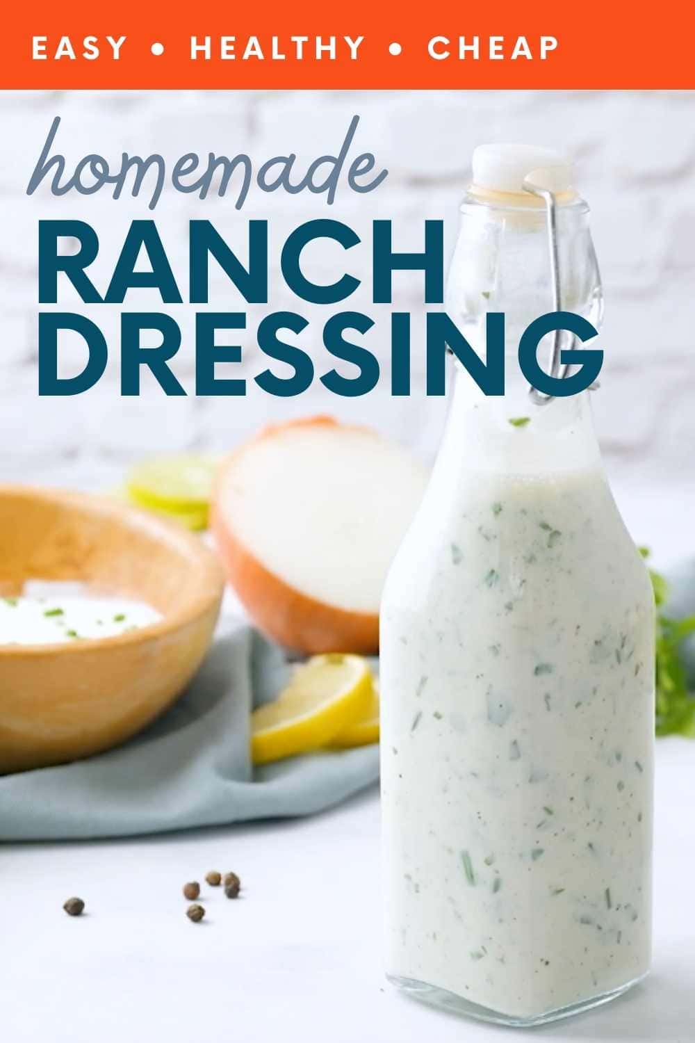 Clean Ranch Dressing Greek Yogurt Ranch Dressing Recipe | Wholefully