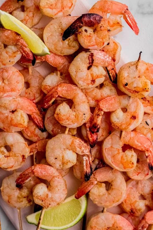 Six Ingredient Grilled Shrimp Kabobs Wholefully