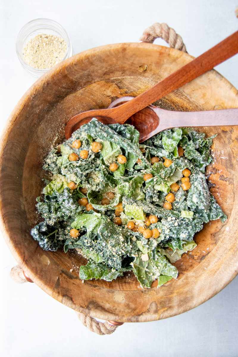 Superfood Kale Caesar Salad
