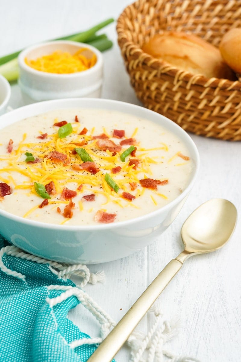 Mashed Potato Soup (with Thanksgiving Leftovers!) | Wholefully