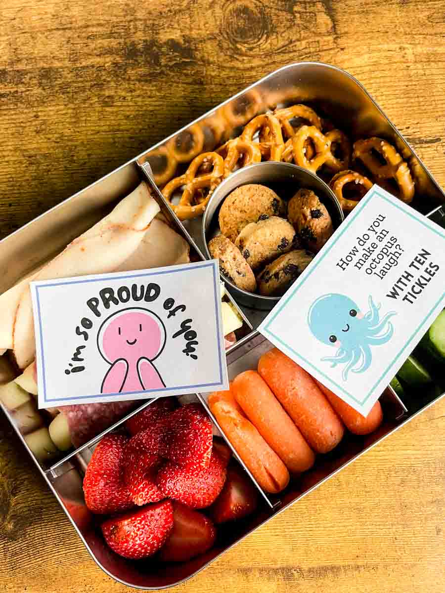 32 Printable Cute Lunch Notes for Kids