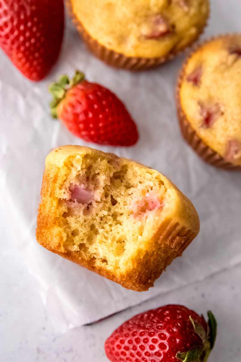How To Make Strawberry Muffins From Scratch