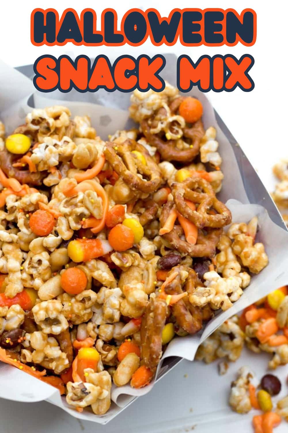 Halloween Snack Mix with Peanut Butter Caramel — Wholefully